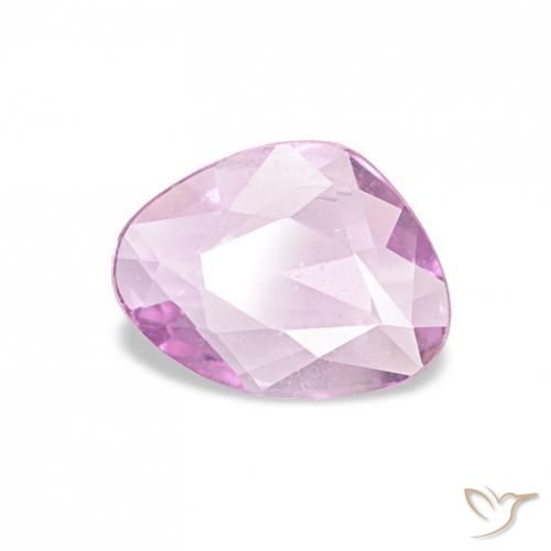 Safira Rosa brilhante Natural 0.47ct, Chique, VS
