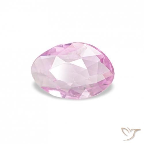 Safira Rosa brilhante Natural 0.35ct, Chique, VS