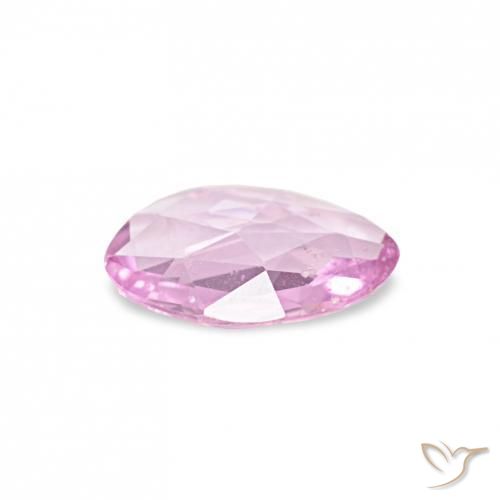 Safira Rosa brilhante Natural 0.35ct, Chique, VS