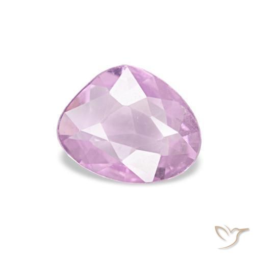 Safira Rosa brilhante Natural 0.45ct, Chique, VS