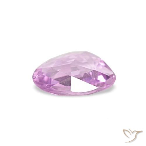 Safira Rosa brilhante Natural 0.45ct, Chique, VS