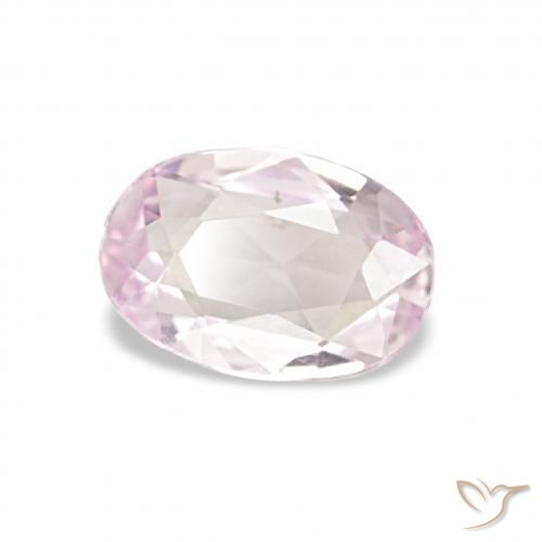 Safira Rosa bem claro Natural 0.44ct, oval, VVS