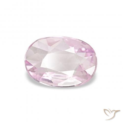 Safira Rosa Cereja Claro Natural 0.43ct, oval, VVS
