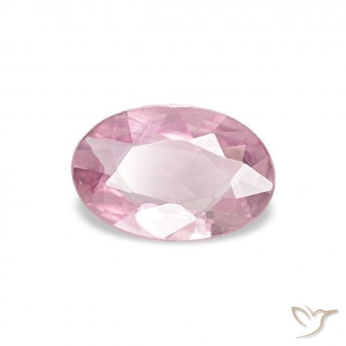 Safira Rosa Chiclete Claro Natural 0.38ct, oval, VVS