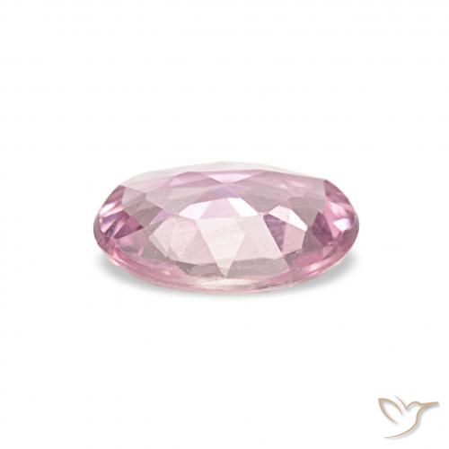 Safira Rosa Chiclete Claro Natural 0.38ct, oval, VVS