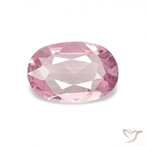 0.43ct Luz rosa Safira Pedras Preciosas, oval, VVS