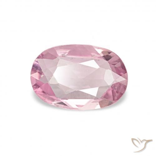 Safira Luz rosa Natural 0.43ct, oval, VVS