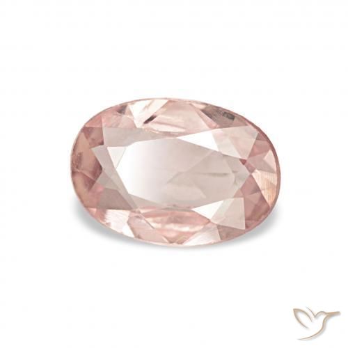 Safira Rosa Terroso Natural 0.44ct, oval, VVS