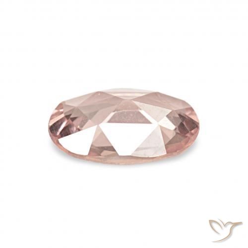 Safira Rosa Terroso Natural 0.44ct, oval, VVS
