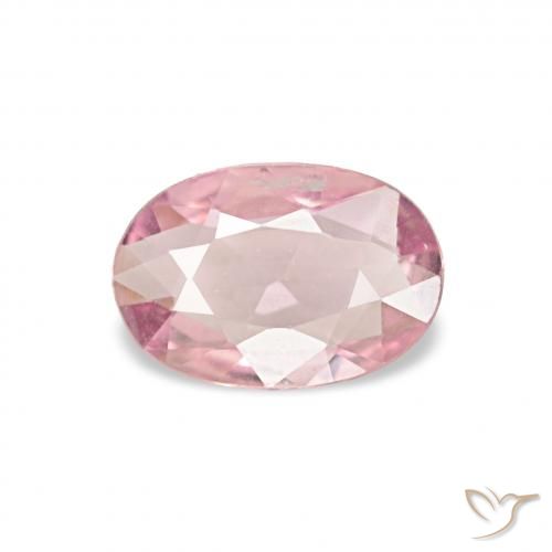 0.38ct rosa rosa Safira, oval, VVS