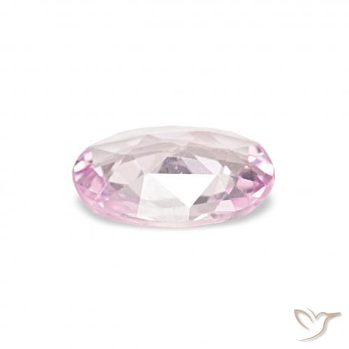 Safira Luz rosa Natural 0.38ct, oval, VVS