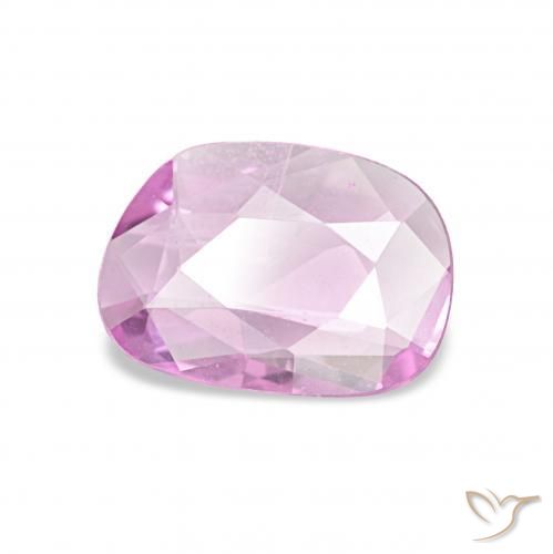 Safira Roxo rosado Natural 0.55ct, Chique, VVS