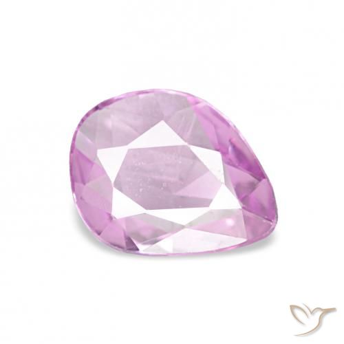 0.59ct Roxo Violeta Rosado Claro Safira, Chique, VVS