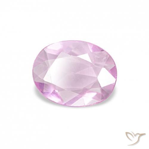 Safira roxo médio Natural 0.43ct, oval, VVS-VS