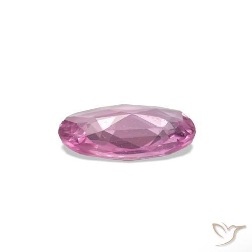Safira Rosa bem claro Natural 0.31ct, oval, VVS-VS