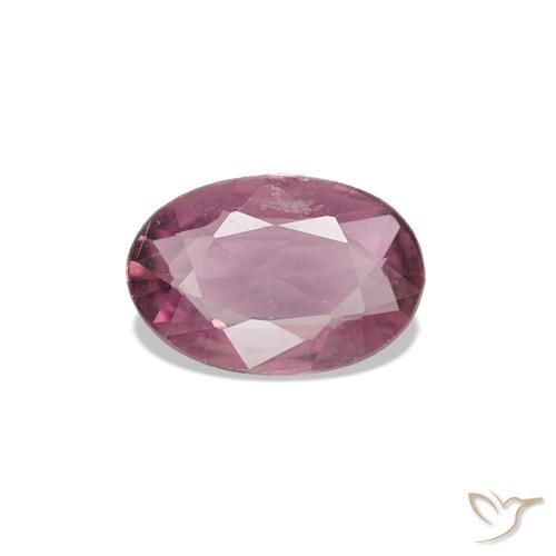 0.38ct roxo avermelhado Safira, oval, VVS-VS