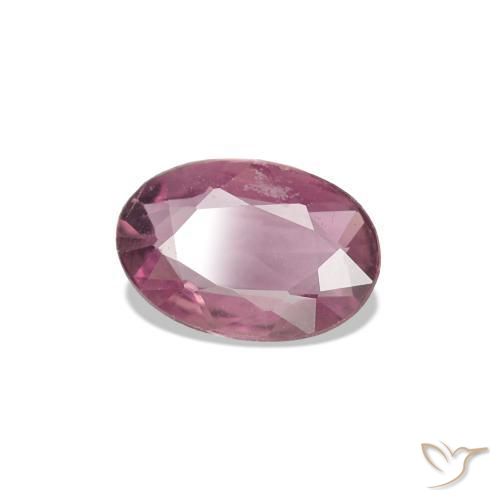 Safira roxo avermelhado Natural 0.38ct, oval, VVS-VS