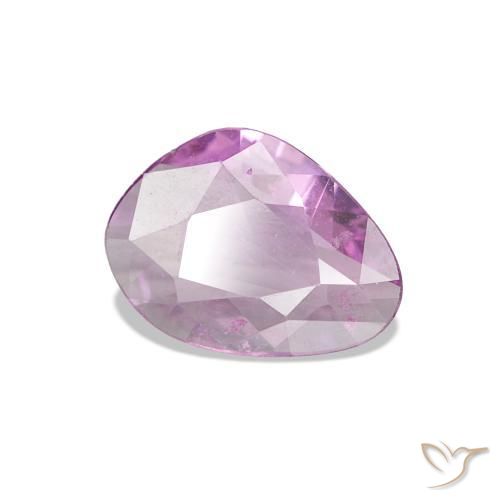 Safira Tom Rosa Cereja Natural 0.60ct, Chique, VS
