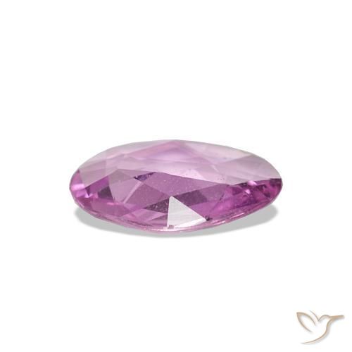 Safira Roxo rosado Natural 0.48ct, Chique, VS