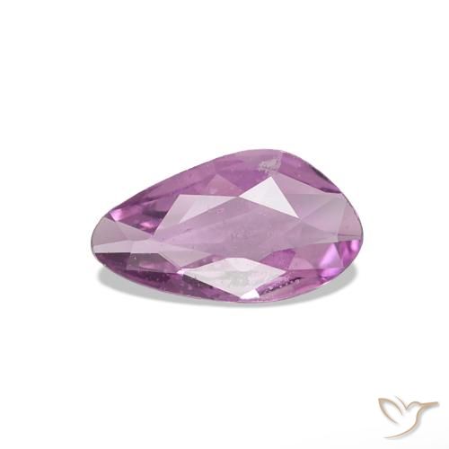 Safira Roxo rosado Natural 0.44ct, Chique, VS