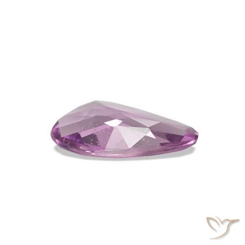 Safira Roxo rosado Natural 0.44ct, Chique, VS