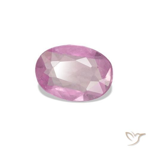 Safira Magenta claro Natural 0.39ct, oval, VS