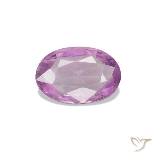 Safira Luz roxa Natural 0.34ct, oval, VS