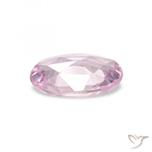Safira rosa médio Natural 0.41ct, oval, VVS