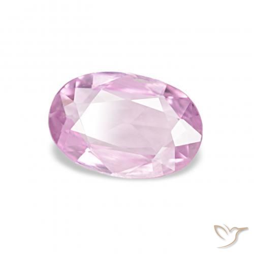 Safira roxo médio Natural 0.46ct, oval, VVS-VS