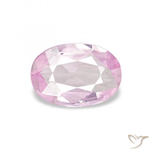 0.42ct rosa médio Safira, oval, VS