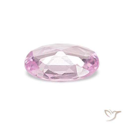 Safira rosa médio Natural 0.42ct, oval, VS