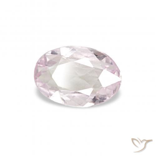 Safira Rosa bem claro Natural 0.36ct, oval, VS
