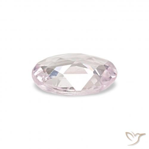 Safira Rosa bem claro Natural 0.36ct, oval, VS