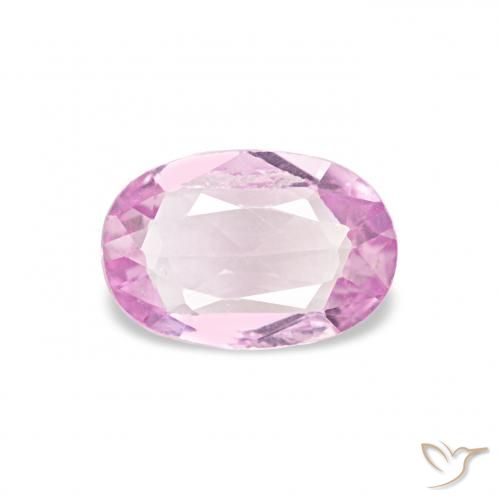 0.41ct rosa médio Safira, oval, VS