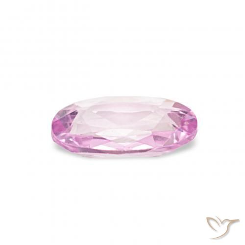 Safira rosa médio Natural 0.41ct, oval, VS