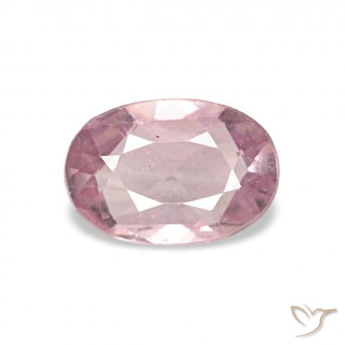 0.57ct rosa médio Safira, oval, VS