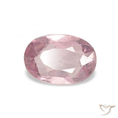 Safira rosa médio Natural 0.57ct, oval, VS