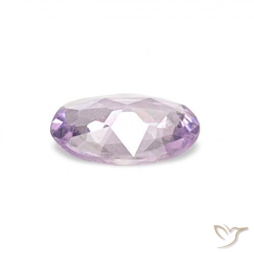 Safira Roxo muito claro Natural 0.35ct, oval, VS