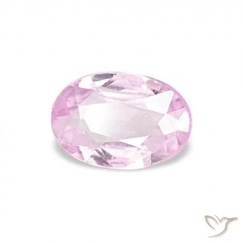 Safira roxo médio Natural 0.40ct, oval, VVS-VS