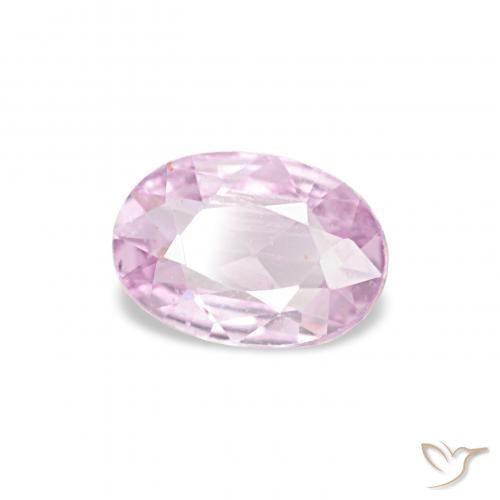 Safira roxo médio Natural 0.34ct, oval, VVS-VS