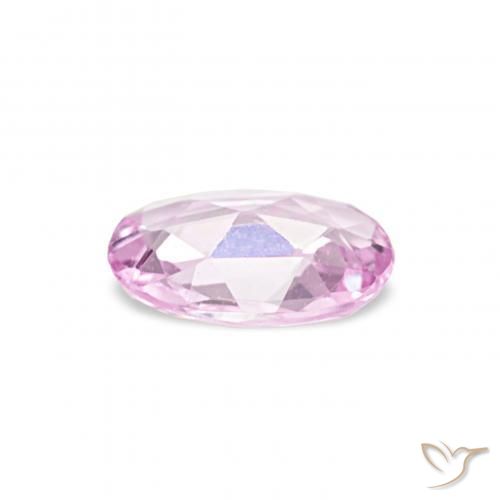 Safira roxo médio Natural 0.33ct, oval, VVS-VS