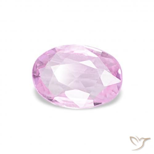 Safira Roxo Violeta Rosado Claro Natural 0.40ct, oval, VVS-VS