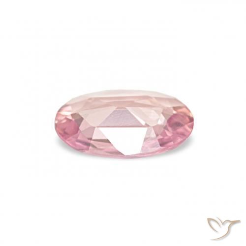 Safira Luz rosa Natural 0.34ct, oval, VVS-VS