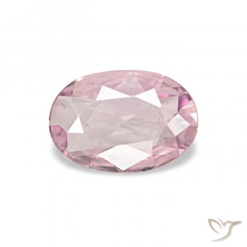Safira Luz rosa Natural 0.40ct, oval, VVS-VS