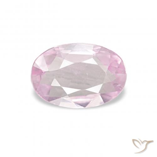 Safira Luz rosa Natural 0.40ct, oval, VVS-VS