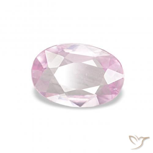 Safira Luz rosa Natural 0.40ct, oval, VVS-VS