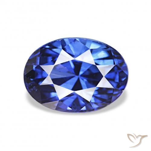 2.14ct azul real Safira, oval, VVS