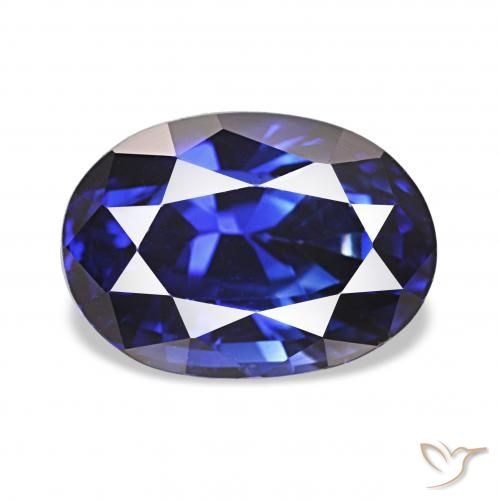2.14ct azul real Safira, oval, VVS