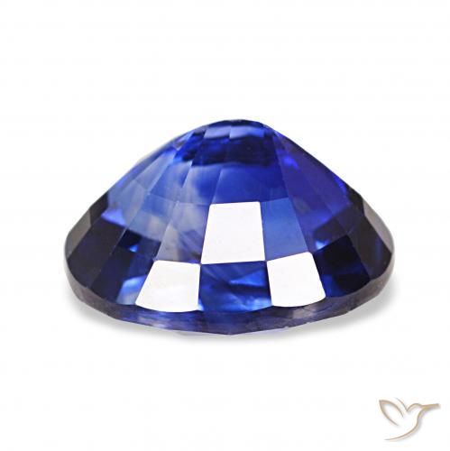 Safira azul real Natural 2.03ct, oval, VVS