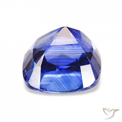 Safira azul real Natural 2.04ct, Almofada, VVS